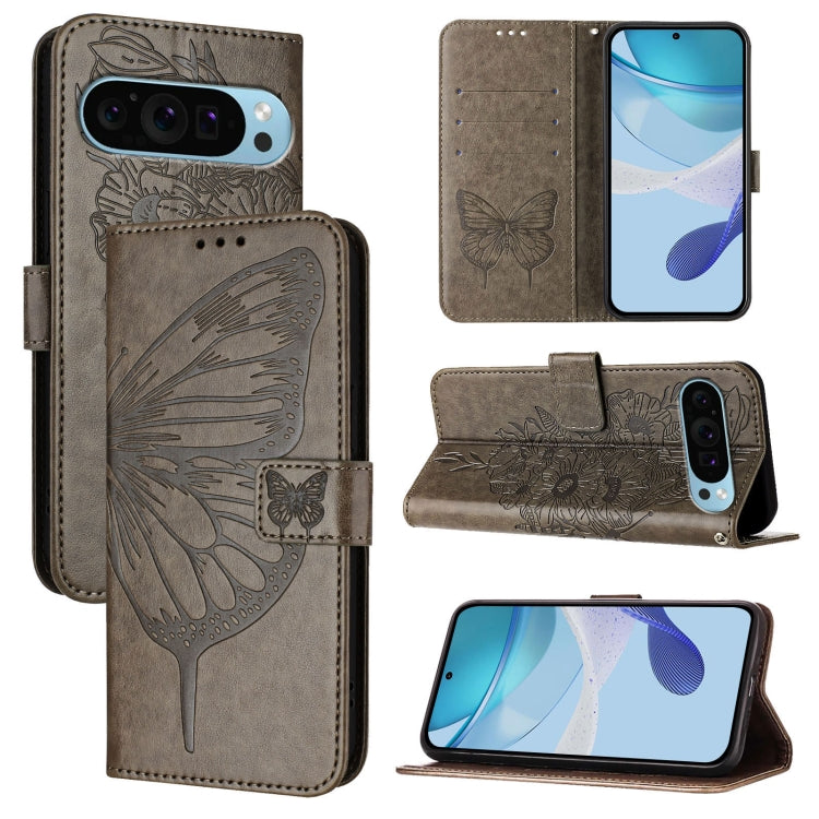 Embossed Butterfly Leather Phone Case, For Google Pixel 11 Pro XL, For Google Pixel 11 Pro / 11, For Google Pixel 10 Pro XL, For Google Pixel 10 / 10 Pro+, For Google Pixel 9a, For Google Pixel 9 Pro XL, For Google Pixel 9 Pro, For Google Pixel 9      ...