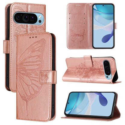 Embossed Butterfly Leather Phone Case, For Google Pixel 11 Pro XL, For Google Pixel 11 Pro / 11, For Google Pixel 10 Pro XL, For Google Pixel 10 / 10 Pro+, For Google Pixel 9a, For Google Pixel 9 Pro XL, For Google Pixel 9 Pro, For Google Pixel 9      ...