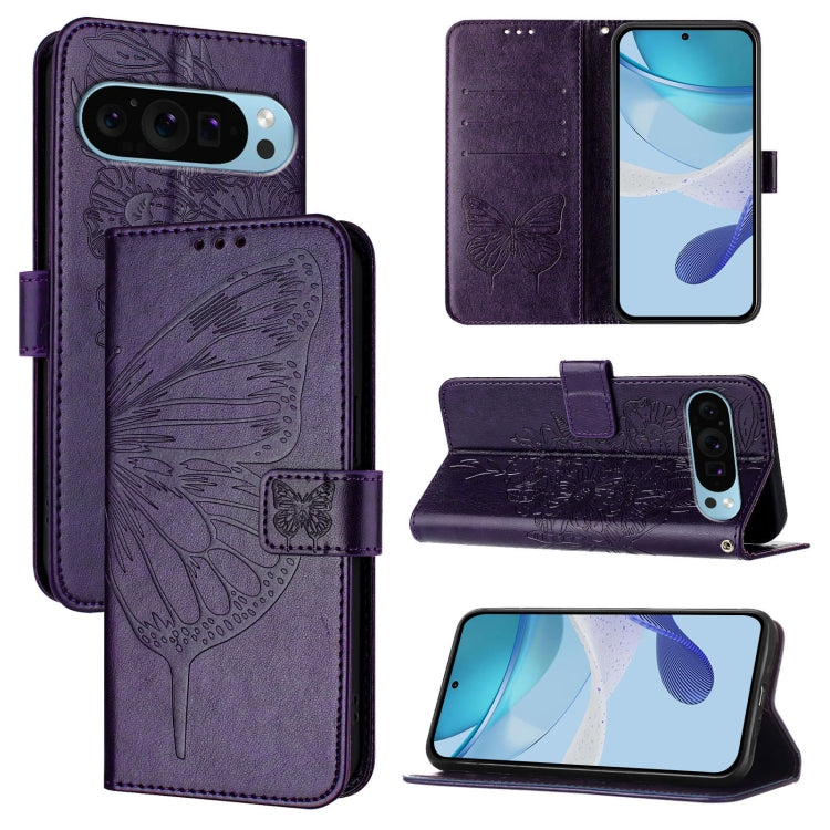 Embossed Butterfly Leather Phone Case, For Google Pixel 11 Pro XL, For Google Pixel 11 Pro / 11, For Google Pixel 10 Pro XL, For Google Pixel 10 / 10 Pro+, For Google Pixel 9a, For Google Pixel 9 Pro XL, For Google Pixel 9 Pro, For Google Pixel 9      ...