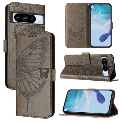 Embossed Butterfly Leather Phone Case, For Google Pixel 11 Pro XL, For Google Pixel 11 Pro / 11, For Google Pixel 10 Pro XL, For Google Pixel 10 / 10 Pro+, For Google Pixel 9a, For Google Pixel 9 Pro XL, For Google Pixel 9 Pro, For Google Pixel 9      ...