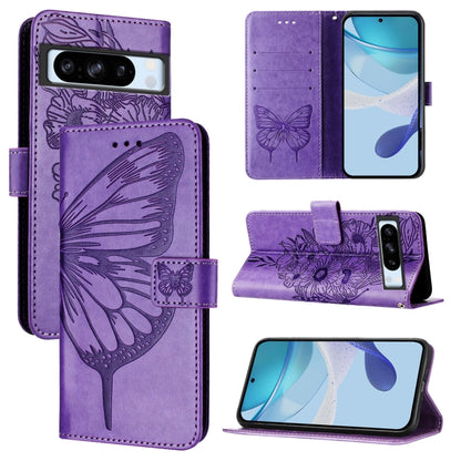 Embossed Butterfly Leather Phone Case, For Google Pixel 11 Pro XL, For Google Pixel 11 Pro / 11, For Google Pixel 10 Pro XL, For Google Pixel 10 / 10 Pro+, For Google Pixel 9a, For Google Pixel 9 Pro XL, For Google Pixel 9 Pro, For Google Pixel 9      ...