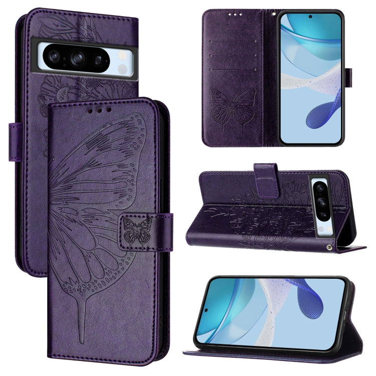 Embossed Butterfly Leather Phone Case, For Google Pixel 11 Pro XL, For Google Pixel 11 Pro / 11, For Google Pixel 10 Pro XL, For Google Pixel 10 / 10 Pro+, For Google Pixel 9a, For Google Pixel 9 Pro XL, For Google Pixel 9 Pro, For Google Pixel 9      ...