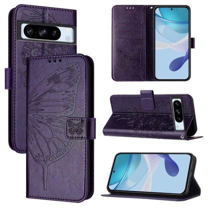 Embossed Butterfly Leather Phone Case, For Google Pixel 11 Pro XL, For Google Pixel 11 Pro / 11, For Google Pixel 10 Pro XL, For Google Pixel 10 / 10 Pro+, For Google Pixel 9a, For Google Pixel 9 Pro XL, For Google Pixel 9 Pro, For Google Pixel 9      ...