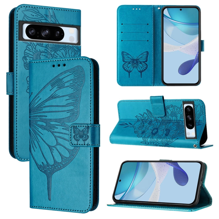 Embossed Butterfly Leather Phone Case, For Google Pixel 11 Pro XL, For Google Pixel 11 Pro / 11, For Google Pixel 10 Pro XL, For Google Pixel 10 / 10 Pro+, For Google Pixel 9a, For Google Pixel 9 Pro XL, For Google Pixel 9 Pro, For Google Pixel 9      ...