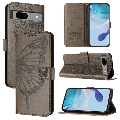 Embossed Butterfly Leather Phone Case, For Google Pixel 11 Pro XL, For Google Pixel 11 Pro / 11, For Google Pixel 10 Pro XL, For Google Pixel 10 / 10 Pro+, For Google Pixel 9a, For Google Pixel 9 Pro XL, For Google Pixel 9 Pro, For Google Pixel 9      ...