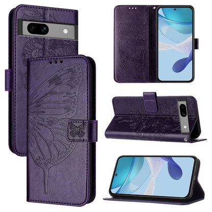 Embossed Butterfly Leather Phone Case, For Google Pixel 11 Pro XL, For Google Pixel 11 Pro / 11, For Google Pixel 10 Pro XL, For Google Pixel 10 / 10 Pro+, For Google Pixel 9a, For Google Pixel 9 Pro XL, For Google Pixel 9 Pro, For Google Pixel 9      ...