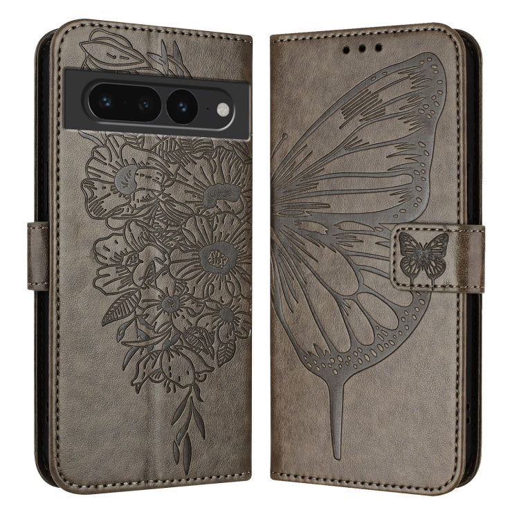 Embossed Butterfly Leather Phone Case, For Google Pixel 7 Pro, For Google Pixel 7, For Google Pixel 6a, For Google Pixel 6 Pro, For Google Pixel 6, For Google Pixel 5a 5G, For Google Pixel 5 XL / Pixel 4a 5G, For Google Pixel 5