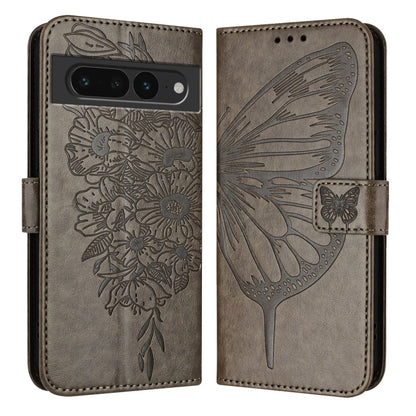 Embossed Butterfly Leather Phone Case, For Google Pixel 7 Pro, For Google Pixel 7, For Google Pixel 6a, For Google Pixel 6 Pro, For Google Pixel 6, For Google Pixel 5a 5G, For Google Pixel 5 XL / Pixel 4a 5G, For Google Pixel 5