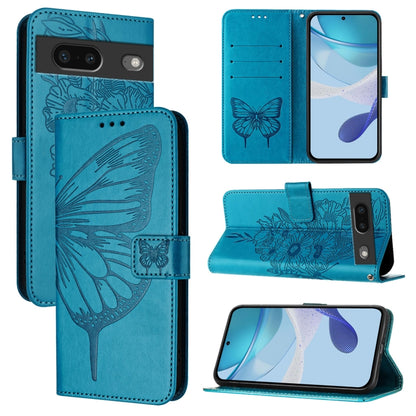 Embossed Butterfly Leather Phone Case, For Google Pixel 7 Pro, For Google Pixel 7, For Google Pixel 6a, For Google Pixel 6 Pro, For Google Pixel 6, For Google Pixel 5a 5G, For Google Pixel 5 XL / Pixel 4a 5G, For Google Pixel 5