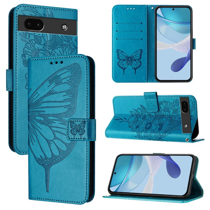 Embossed Butterfly Leather Phone Case, For Google Pixel 7 Pro, For Google Pixel 7, For Google Pixel 6a, For Google Pixel 6 Pro, For Google Pixel 6, For Google Pixel 5a 5G, For Google Pixel 5 XL / Pixel 4a 5G, For Google Pixel 5