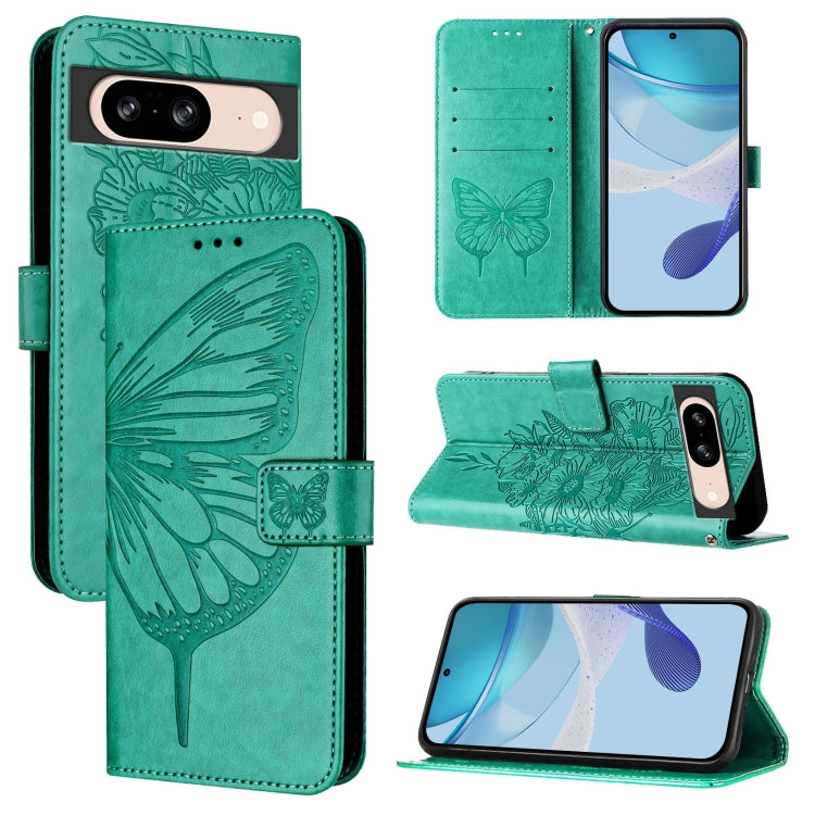 Embossed Butterfly Leather Phone Case, For Google Pixel 11 Pro XL, For Google Pixel 11 Pro / 11, For Google Pixel 10 Pro XL, For Google Pixel 10 / 10 Pro+, For Google Pixel 9a, For Google Pixel 9 Pro XL, For Google Pixel 9 Pro, For Google Pixel 9      ...