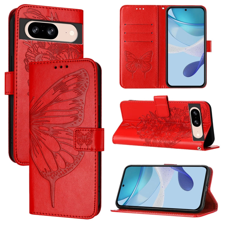 Embossed Butterfly Leather Phone Case, For Google Pixel 11 Pro XL, For Google Pixel 11 Pro / 11, For Google Pixel 10 Pro XL, For Google Pixel 10 / 10 Pro+, For Google Pixel 9a, For Google Pixel 9 Pro XL, For Google Pixel 9 Pro, For Google Pixel 9      ...