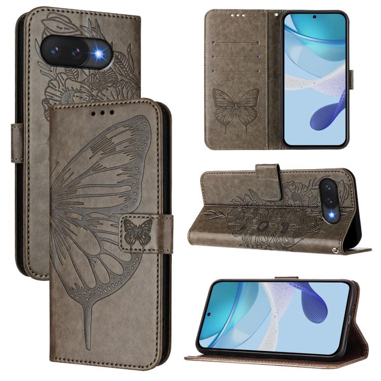 Embossed Butterfly Leather Phone Case, For Google Pixel 11 Pro XL, For Google Pixel 11 Pro / 11, For Google Pixel 10 Pro XL, For Google Pixel 10 / 10 Pro+, For Google Pixel 9a, For Google Pixel 9 Pro XL, For Google Pixel 9 Pro, For Google Pixel 9      ...