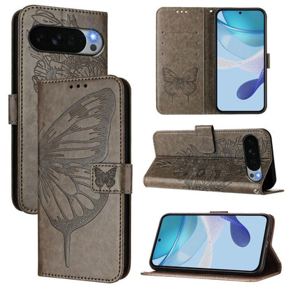 Embossed Butterfly Leather Phone Case, For Google Pixel 11 Pro XL, For Google Pixel 11 Pro / 11, For Google Pixel 10 Pro XL, For Google Pixel 10 / 10 Pro+, For Google Pixel 9a, For Google Pixel 9 Pro XL, For Google Pixel 9 Pro, For Google Pixel 9      ...