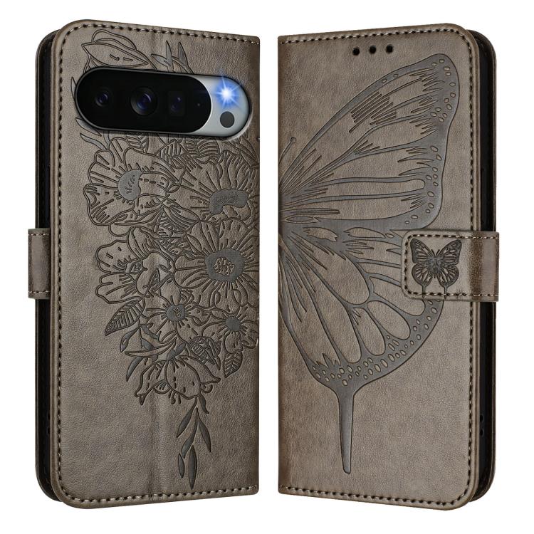 Embossed Butterfly Leather Phone Case, For Google Pixel 11 Pro XL, For Google Pixel 11 Pro / 11, For Google Pixel 10 Pro XL, For Google Pixel 10 / 10 Pro+, For Google Pixel 9a, For Google Pixel 9 Pro XL, For Google Pixel 9 Pro, For Google Pixel 9      ...