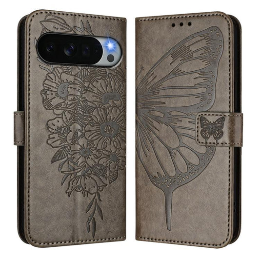 Embossed Butterfly Leather Phone Case, For Google Pixel 11 Pro XL, For Google Pixel 11 Pro / 11, For Google Pixel 10 Pro XL, For Google Pixel 10 / 10 Pro+, For Google Pixel 9a, For Google Pixel 9 Pro XL, For Google Pixel 9 Pro, For Google Pixel 9      ...