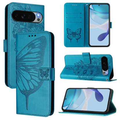 Embossed Butterfly Leather Phone Case, For Google Pixel 11 Pro XL, For Google Pixel 11 Pro / 11, For Google Pixel 10 Pro XL, For Google Pixel 10 / 10 Pro+, For Google Pixel 9a, For Google Pixel 9 Pro XL, For Google Pixel 9 Pro, For Google Pixel 9      ...