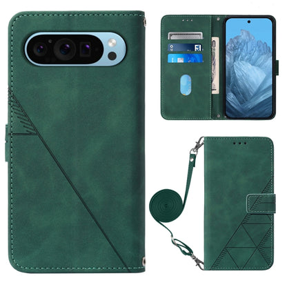 Crossbody 3D Embossed Flip Leather Phone Case, For Google Pixel 11 Pro XL, For Google Pixel 11 Pro / 11, For Google Pixel 10 Pro XL, For Google Pixel 10 / 10 Pro+, For Google Pixel 9a, For Google Pixel 9 Pro XL, For Google Pixel 9 Pro, For Google Pixel...