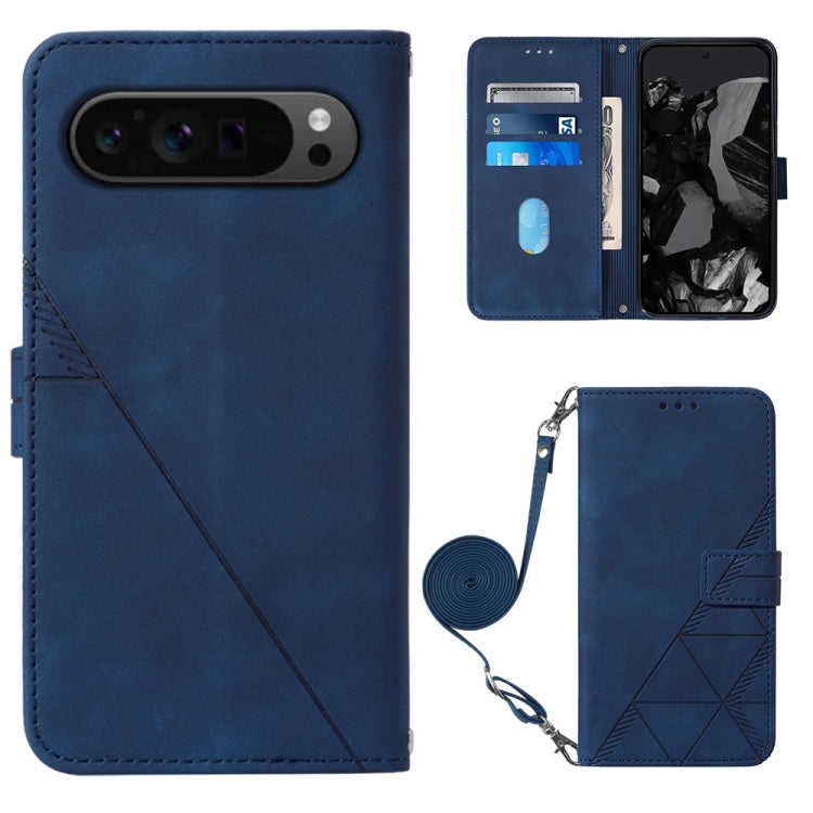 Crossbody 3D Embossed Flip Leather Phone Case, For Google Pixel 11 Pro XL, For Google Pixel 11 Pro / 11, For Google Pixel 10 Pro XL, For Google Pixel 10 / 10 Pro+, For Google Pixel 9a, For Google Pixel 9 Pro XL, For Google Pixel 9 Pro, For Google Pixel...