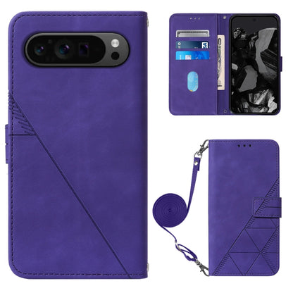 Crossbody 3D Embossed Flip Leather Phone Case, For Google Pixel 11 Pro XL, For Google Pixel 11 Pro / 11, For Google Pixel 10 Pro XL, For Google Pixel 10 / 10 Pro+, For Google Pixel 9a, For Google Pixel 9 Pro XL, For Google Pixel 9 Pro, For Google Pixel...