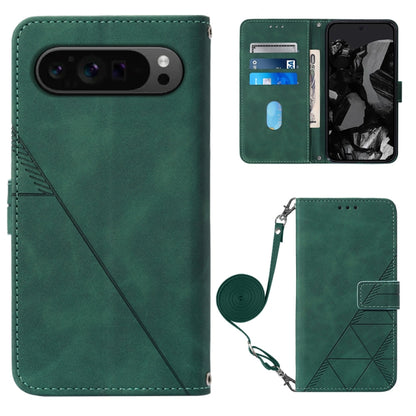 Crossbody 3D Embossed Flip Leather Phone Case, For Google Pixel 11 Pro XL, For Google Pixel 11 Pro / 11, For Google Pixel 10 Pro XL, For Google Pixel 10 / 10 Pro+, For Google Pixel 9a, For Google Pixel 9 Pro XL, For Google Pixel 9 Pro, For Google Pixel...