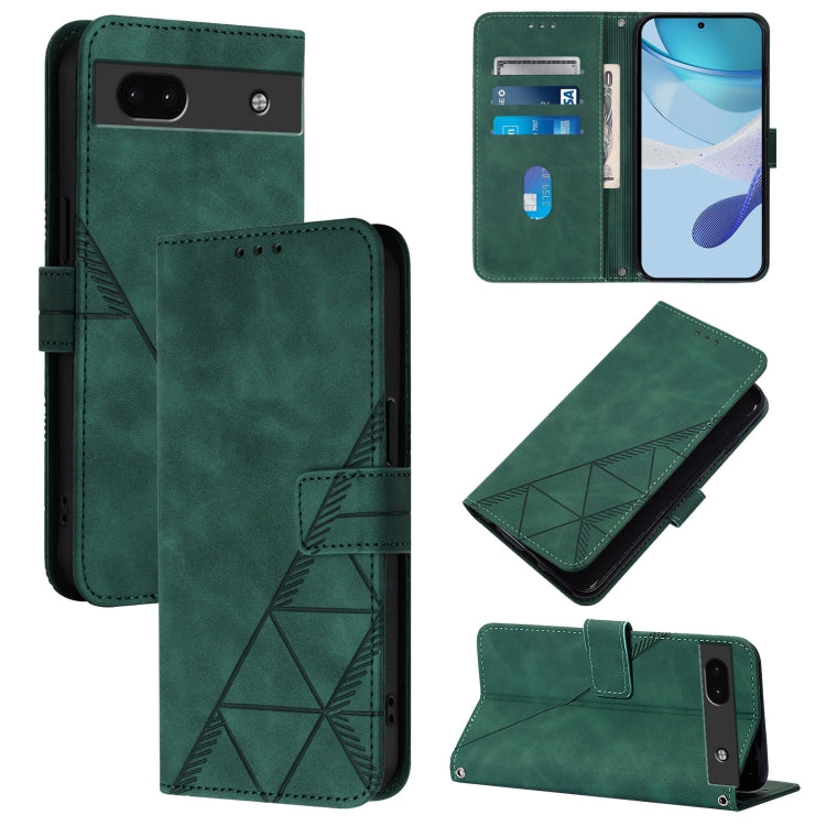 Crossbody 3D Embossed Flip Leather Phone Case, For Google Pixel 11 Pro XL, For Google Pixel 11 Pro / 11, For Google Pixel 10 Pro XL, For Google Pixel 10 / 10 Pro+, For Google Pixel 9a, For Google Pixel 9 Pro XL, For Google Pixel 9 Pro, For Google Pixel...