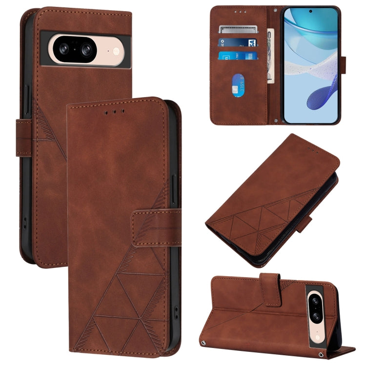 Crossbody 3D Embossed Flip Leather Phone Case, For Google Pixel 11 Pro XL, For Google Pixel 11 Pro / 11, For Google Pixel 10 Pro XL, For Google Pixel 10 / 10 Pro+, For Google Pixel 9a, For Google Pixel 9 Pro XL, For Google Pixel 9 Pro, For Google Pixel...
