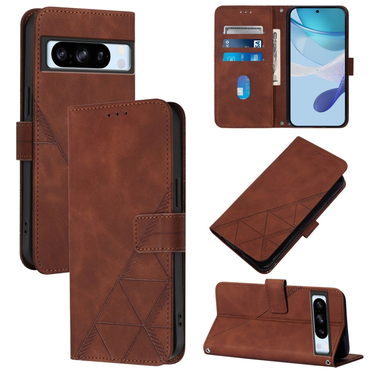 Crossbody 3D Embossed Flip Leather Phone Case, For Google Pixel 11 Pro XL, For Google Pixel 11 Pro / 11, For Google Pixel 10 Pro XL, For Google Pixel 10 / 10 Pro+, For Google Pixel 9a, For Google Pixel 9 Pro XL, For Google Pixel 9 Pro, For Google Pixel...