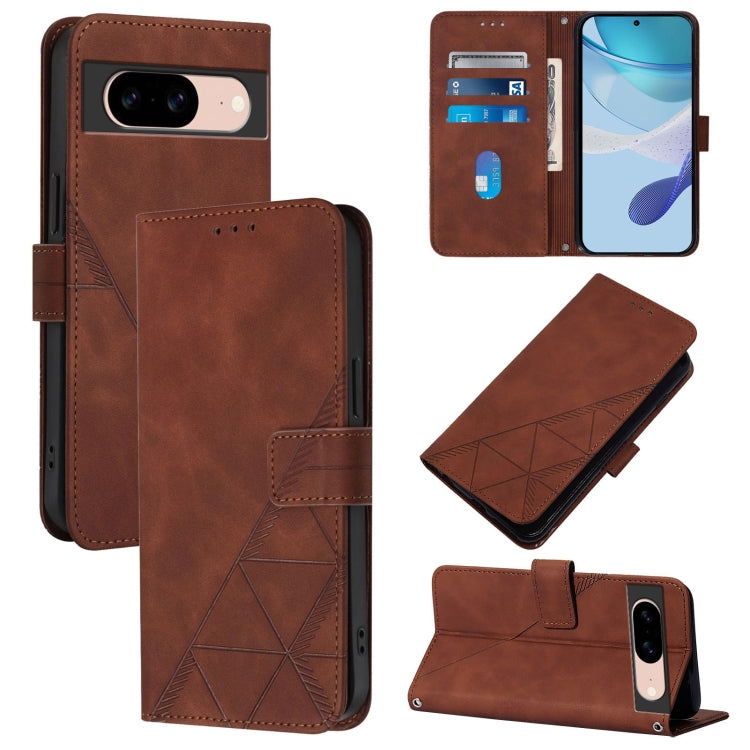 Crossbody 3D Embossed Flip Leather Phone Case, For Google Pixel 11 Pro XL, For Google Pixel 11 Pro / 11, For Google Pixel 10 Pro XL, For Google Pixel 10 / 10 Pro+, For Google Pixel 9a, For Google Pixel 9 Pro XL, For Google Pixel 9 Pro, For Google Pixel...