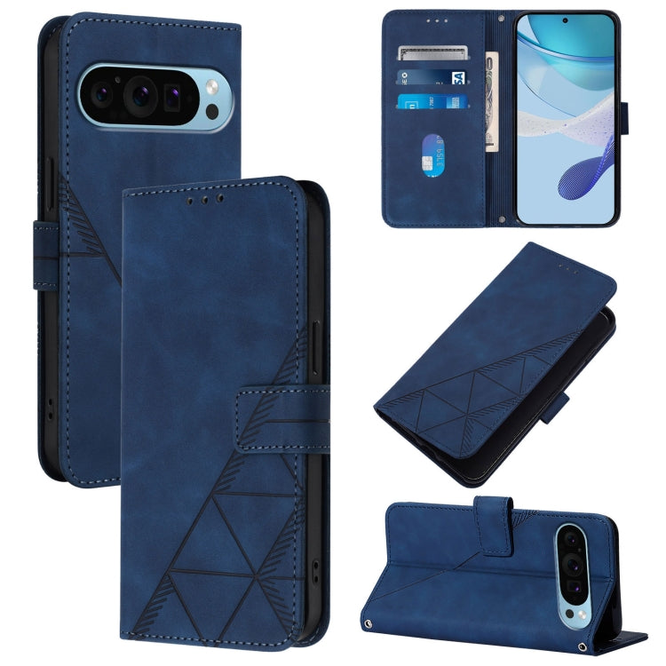 Crossbody 3D Embossed Flip Leather Phone Case, For Google Pixel 11 Pro XL, For Google Pixel 11 Pro / 11, For Google Pixel 10 Pro XL, For Google Pixel 10 / 10 Pro+, For Google Pixel 9a, For Google Pixel 9 Pro XL, For Google Pixel 9 Pro, For Google Pixel...