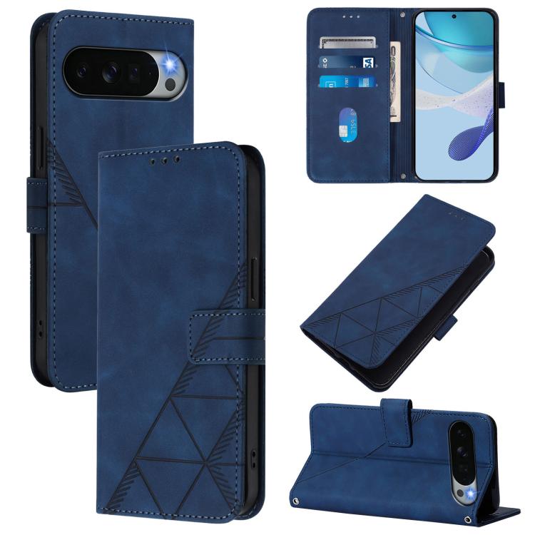 Crossbody 3D Embossed Flip Leather Phone Case, For Google Pixel 11 Pro XL, For Google Pixel 11 Pro / 11, For Google Pixel 10 Pro XL, For Google Pixel 10 / 10 Pro+, For Google Pixel 9a, For Google Pixel 9 Pro XL, For Google Pixel 9 Pro, For Google Pixel...