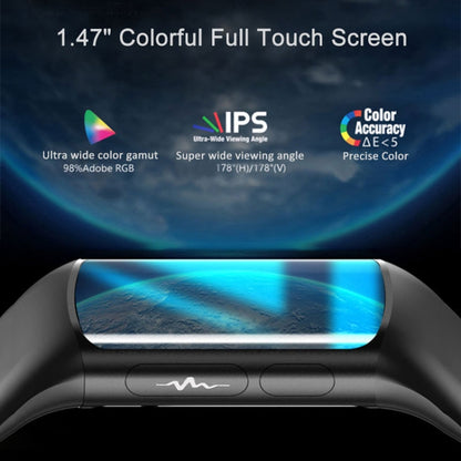 H8 1.47 inch Color Screen Smart Bracelet, Supports Bluetooth Call / Blood Oxygen Monitoring