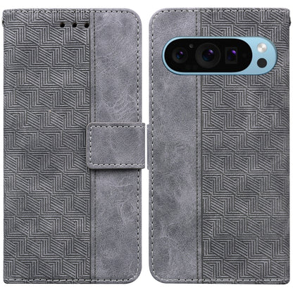 Geometric Embossed Leather Phone Case, For Google Pixel 10a, For Google Pixel 9a, For Google Pixel 9 Pro 5G, For Google Pixel 9, For Google Pixel 8a