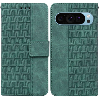 Geometric Embossed Leather Phone Case, For Google Pixel 10a, For Google Pixel 9a, For Google Pixel 9 Pro 5G, For Google Pixel 9, For Google Pixel 8a