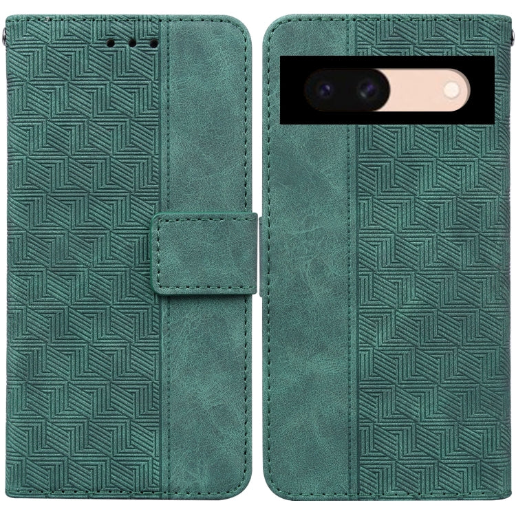 Geometric Embossed Leather Phone Case, For Google Pixel 10a, For Google Pixel 9a, For Google Pixel 9 Pro 5G, For Google Pixel 9, For Google Pixel 8a