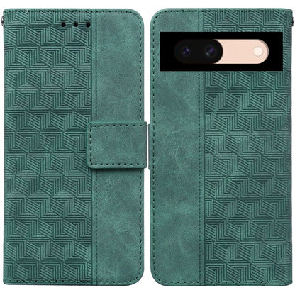 Geometric Embossed Leather Phone Case, For Google Pixel 10a, For Google Pixel 9a, For Google Pixel 9 Pro 5G, For Google Pixel 9, For Google Pixel 8a
