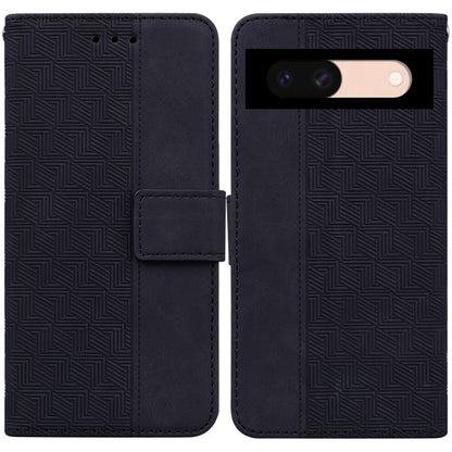 Geometric Embossed Leather Phone Case, For Google Pixel 10a, For Google Pixel 9a, For Google Pixel 9 Pro 5G, For Google Pixel 9, For Google Pixel 8a