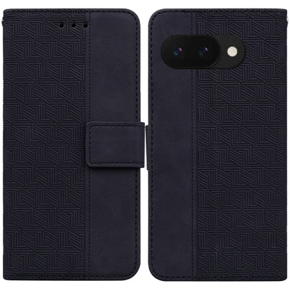 Geometric Embossed Leather Phone Case, For Google Pixel 10a, For Google Pixel 9a, For Google Pixel 9 Pro 5G, For Google Pixel 9, For Google Pixel 8a