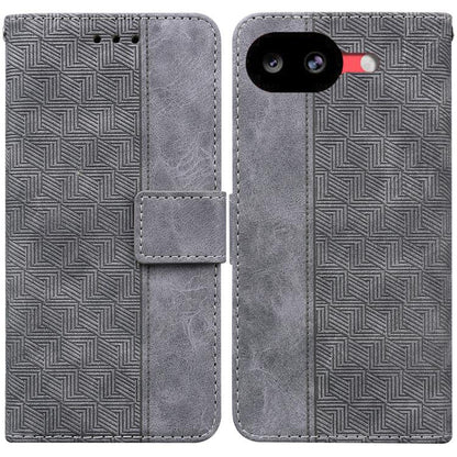 Geometric Embossed Leather Phone Case, For Google Pixel 10a, For Google Pixel 9a, For Google Pixel 9 Pro 5G, For Google Pixel 9, For Google Pixel 8a
