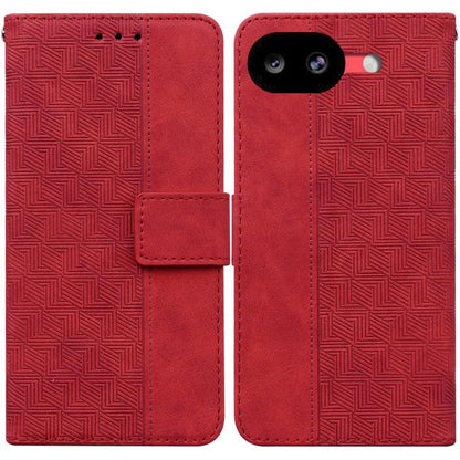 Geometric Embossed Leather Phone Case, For Google Pixel 10a, For Google Pixel 9a, For Google Pixel 9 Pro 5G, For Google Pixel 9, For Google Pixel 8a