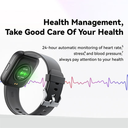 GTS6 1.69 inch Runmefit  Pressure MET BT Call Smart Watch, Heart Rate / Blood Pressure / Body Temperature