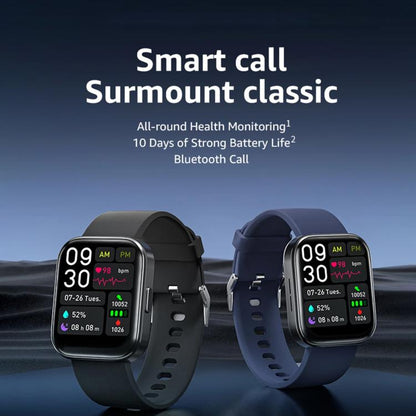 GS6 1.69 inch Runmefit  Pressure MET BT Call Smart Watch, Heart Rate / Blood Pressure / Body Temperature