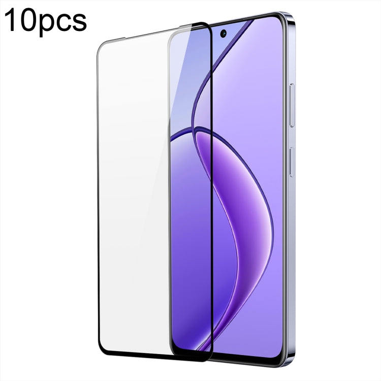10pcs DUX DUCIS 0.33mm 9H Medium Alumina Tempered Glass Film, For Realme C100 5G, For Realme C100 4G, For Realme Narzo 100 Lite 5G, For Realme P4 Lite 4G / 5G, For Realme Neo8 5G, For Realme 16 5G, For Realme 16 Pro 5G, For Realme C85 5G / 15x 5G India...