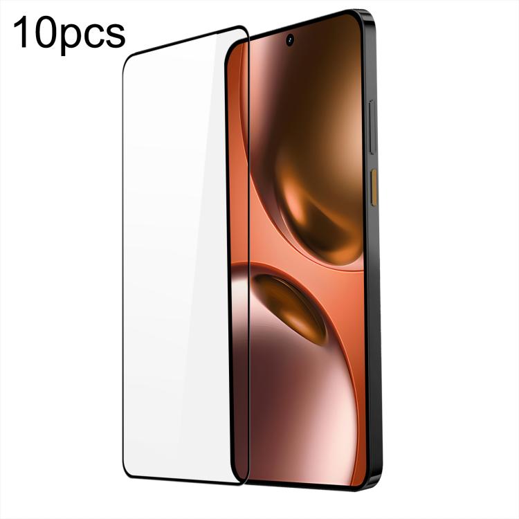 10pcs DUX DUCIS 0.33mm 9H Medium Alumina Tempered Glass Film, For Realme C100 5G, For Realme C100 4G, For Realme Narzo 100 Lite 5G, For Realme P4 Lite 4G / 5G, For Realme Neo8 5G, For Realme 16 5G, For Realme 16 Pro 5G, For Realme C85 5G / 15x 5G India...