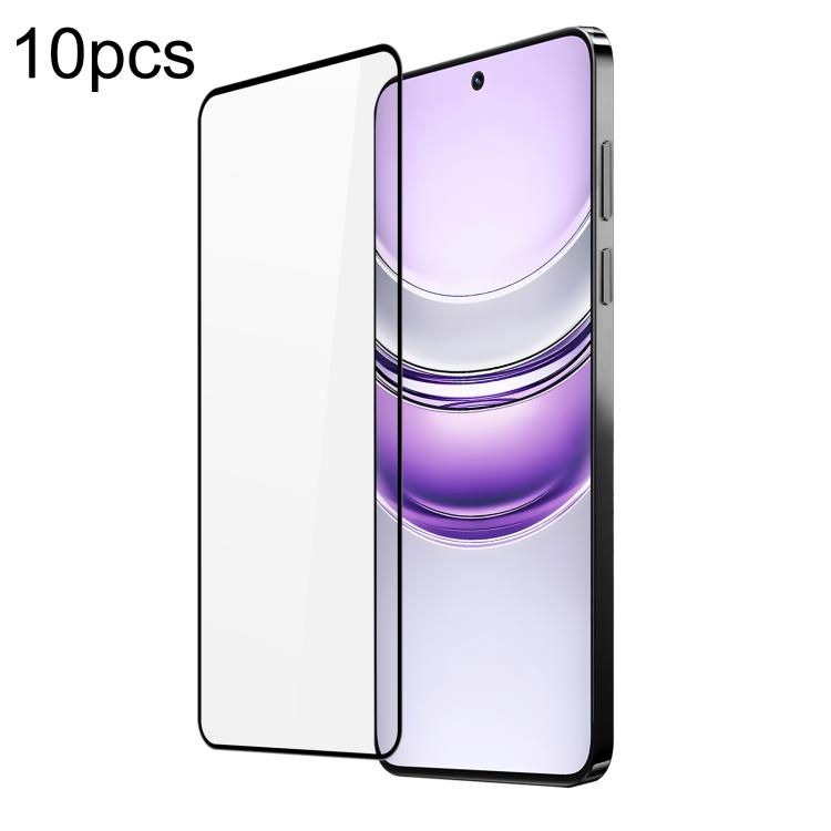 10pcs DUX DUCIS 0.33mm 9H Medium Alumina Tempered Glass Film, For Realme C100 5G, For Realme C100 4G, For Realme Narzo 100 Lite 5G, For Realme P4 Lite 4G / 5G, For Realme Neo8 5G, For Realme 16 5G, For Realme 16 Pro 5G, For Realme C85 5G / 15x 5G India...