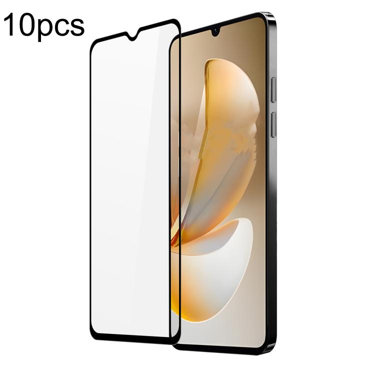 10pcs DUX DUCIS 0.33mm 9H Medium Alumina Tempered Glass Film, For Realme C100 5G, For Realme C100 4G, For Realme Narzo 100 Lite 5G, For Realme P4 Lite 4G / 5G, For Realme Neo8 5G, For Realme 16 5G, For Realme 16 Pro 5G, For Realme C85 5G / 15x 5G India...