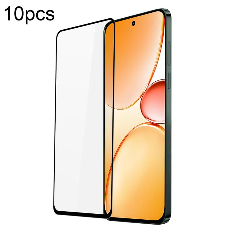 10pcs DUX DUCIS 0.33mm 9H Medium Alumina Tempered Glass Film, For Realme C100 5G, For Realme C100 4G, For Realme Narzo 100 Lite 5G, For Realme P4 Lite 4G / 5G, For Realme Neo8 5G, For Realme 16 5G, For Realme 16 Pro 5G, For Realme C85 5G / 15x 5G India...