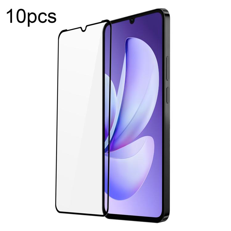 10pcs DUX DUCIS 0.33mm 9H Medium Alumina Tempered Glass Film, For Realme C100 5G, For Realme C100 4G, For Realme Narzo 100 Lite 5G, For Realme P4 Lite 4G / 5G, For Realme Neo8 5G, For Realme 16 5G, For Realme 16 Pro 5G, For Realme C85 5G / 15x 5G India...