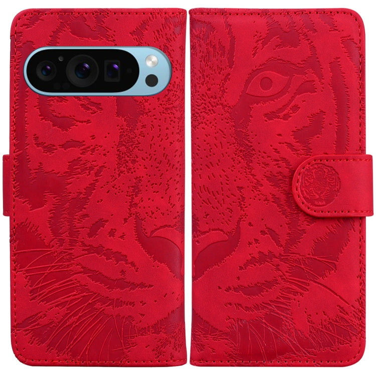 Tiger Embossing Pattern Flip Leather Phone Case, For Google Pixel 10a, For Google Pixel 9a, For Google Pixel 9 Pro 5G, For Google Pixel 9, For Google Pixel 8a
