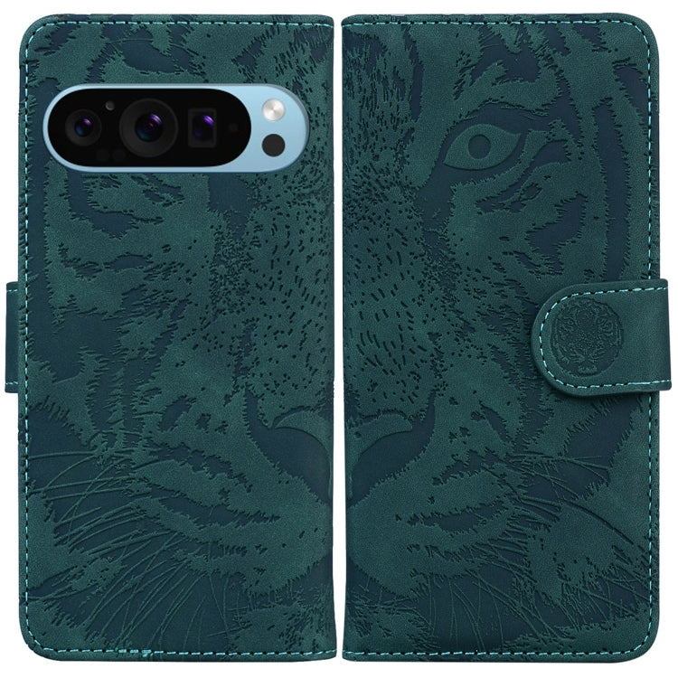 Tiger Embossing Pattern Flip Leather Phone Case, For Google Pixel 10a, For Google Pixel 9a, For Google Pixel 9 Pro 5G, For Google Pixel 9, For Google Pixel 8a